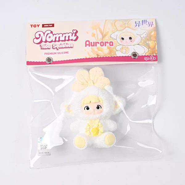Nommi Taba Deluxe Premium Silicone Squishies® Fidget Toy - Aurora - Image 4