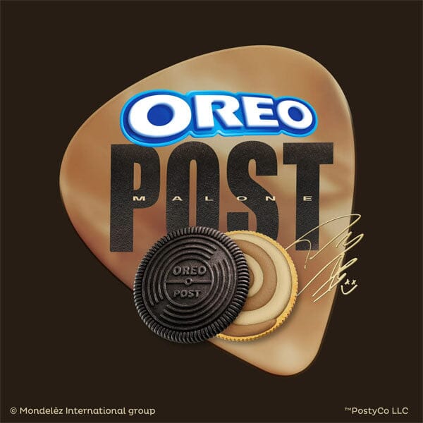 OREO x Post Malone Chocolate Caramel Shortbread Sandwich Cookies (10.68oz) Limited Edition - Image 6
