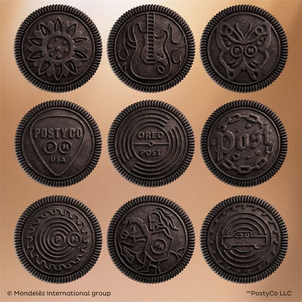 OREO x Post Malone Chocolate Caramel Shortbread Sandwich Cookies (10.68oz) Limited Edition - Image 7