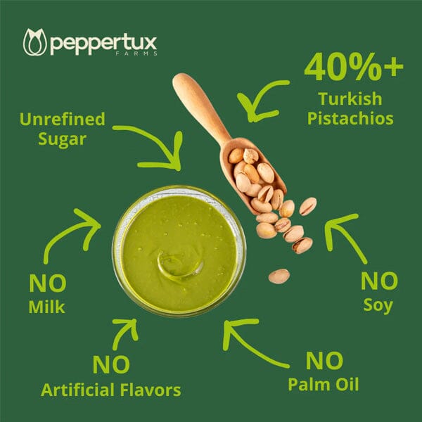 Peppertux: Vegan Pistachio Cream 7oz - Image 3