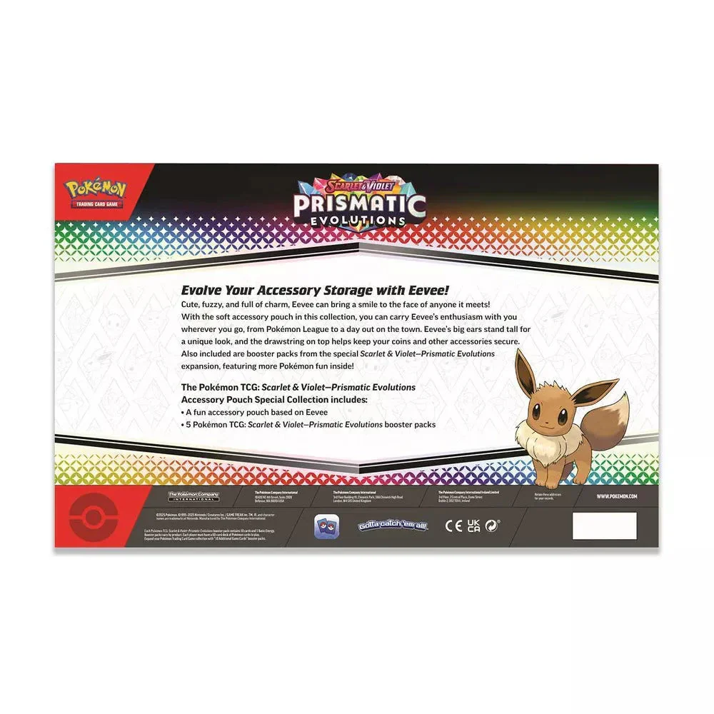 Pokémon TCG: Scarlet & Violet Prismatic Evolutions Accessory Pouch Special Collection - Image 3