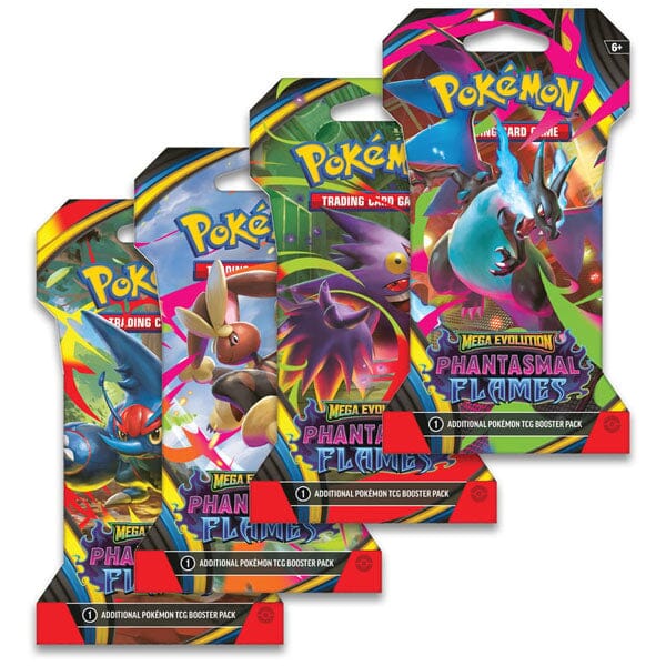 Pokémon TCG: Mega Evolution ME02 Phantasmal Flames Sleeved Booster Pack (10 Cards) - Image 2