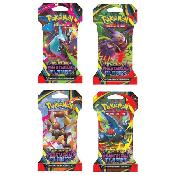 Pokémon TCG: Mega Evolution ME02 Phantasmal Flames Sleeved Booster Pack (10 Cards) - Image 3