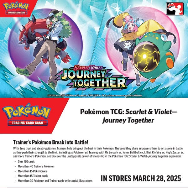 Pokémon TCG: Scarlet & Violet Journey Together Sleeved Booster (1 Pack 10 Cards) - Image 2