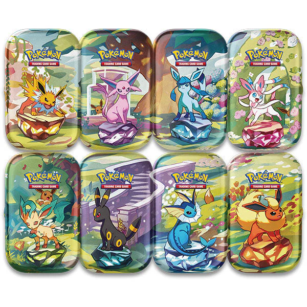 Pokémon TCG: Scarlet & Violet Prismatic Evolutions Collectible Mini Tin (Style Ships Assorted) - Image 6