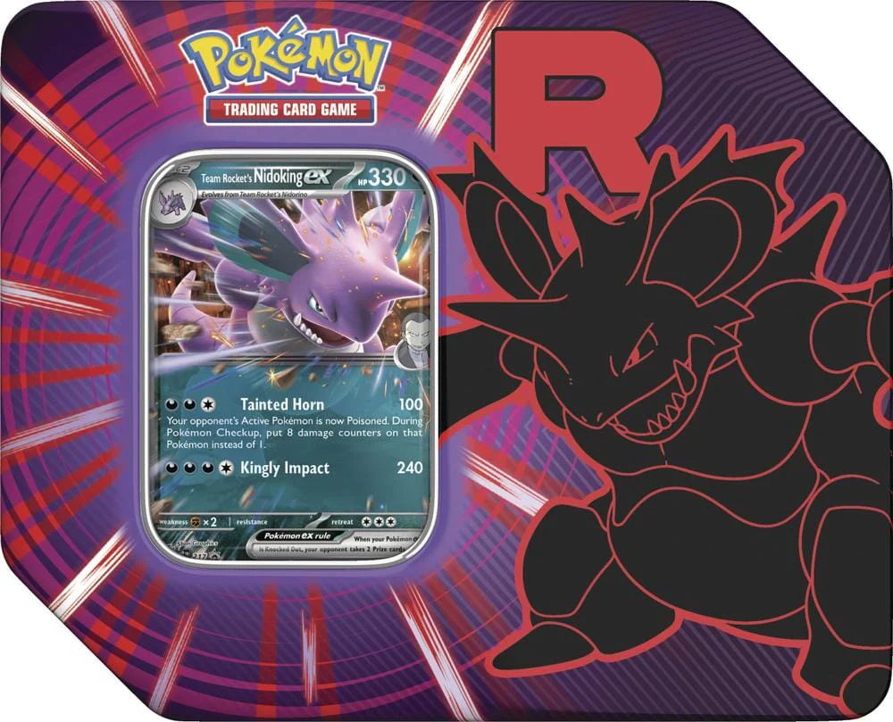 Pokémon TCG: Team Rocket Tin - Assorted Styles - Image 3