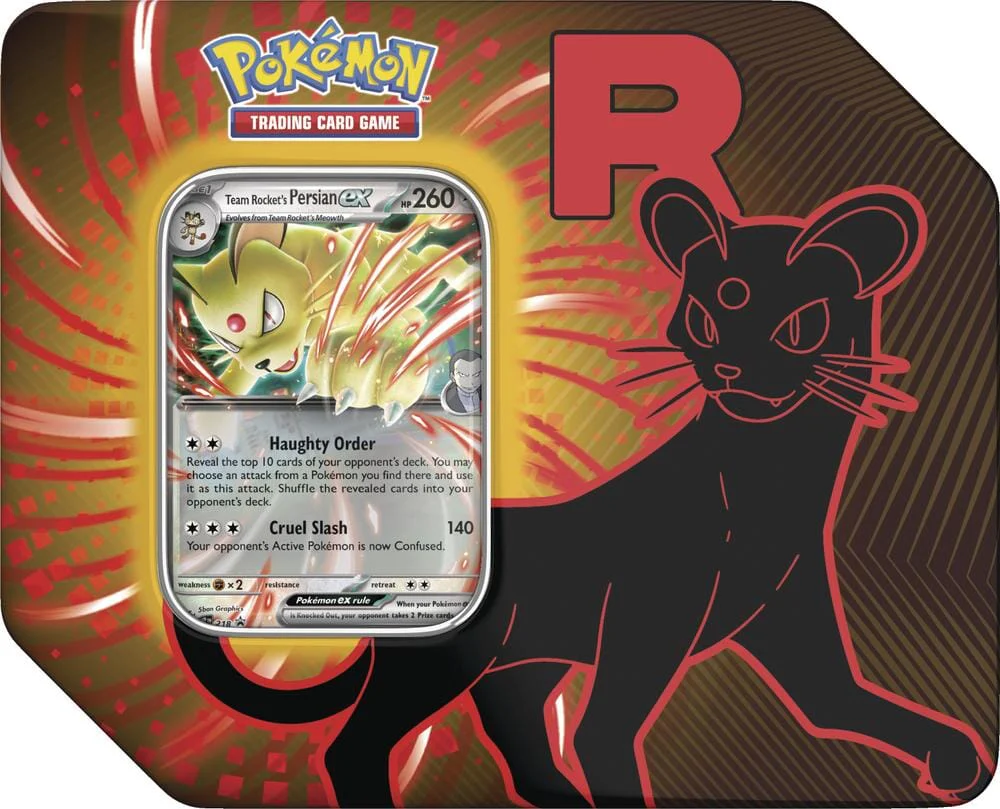 Pokémon TCG: Team Rocket Tin - Assorted Styles - Image 4