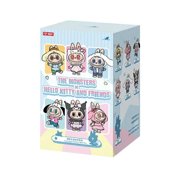 Pop Mart: THE MONSTERS x Sanrio Hello Kitty and Friends Series Plush Keyring Figurine Blind Box (1pc) - Image 12