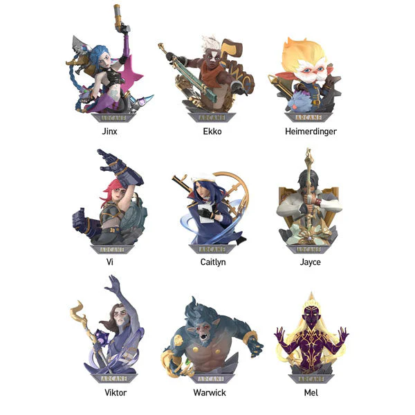 Pop Mart x League Of Legends: Arcane Series Collectible Figurine Blind Box (1pc) - Image 7