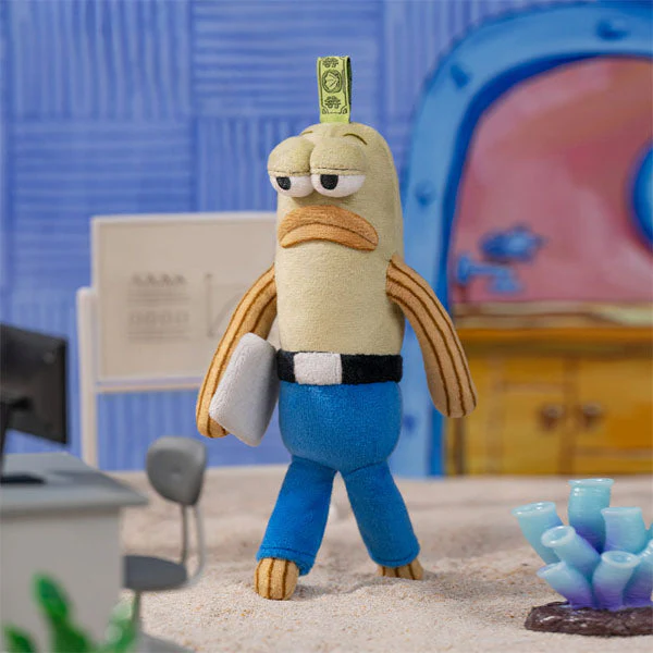 Pop Mart x SpongeBob Squarepants: Bikini Bottom Buddies Series Posable Plush Keychain Blind Box (1pc) - Image 4