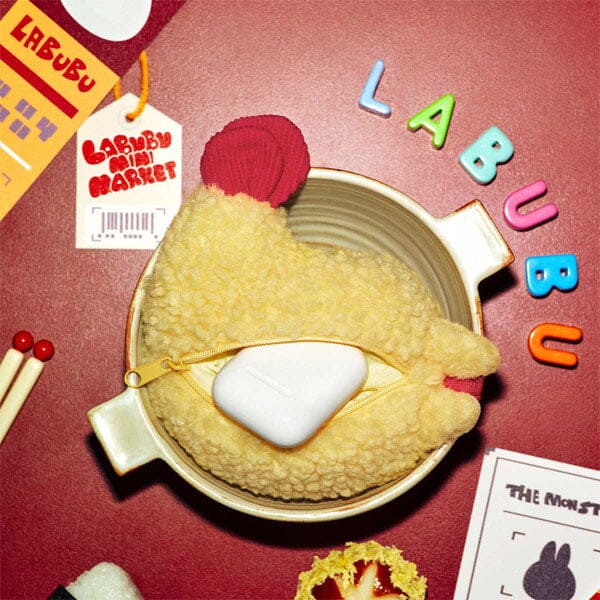 Pop Mart x THE MONSTERS: Labubu Wacky Mart Earphone Case Zipper Plush Doll Pendant (1pc) - Image 4
