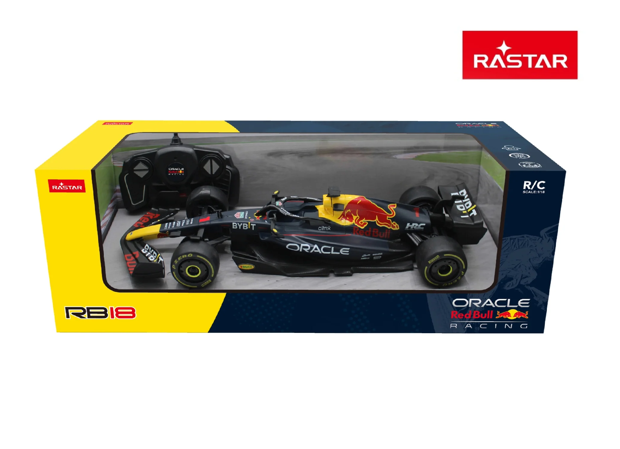 Rastar RC 1:18 Oracle Red Bull Racing RB18 – Remote Control Formula 1 Car - Image 5