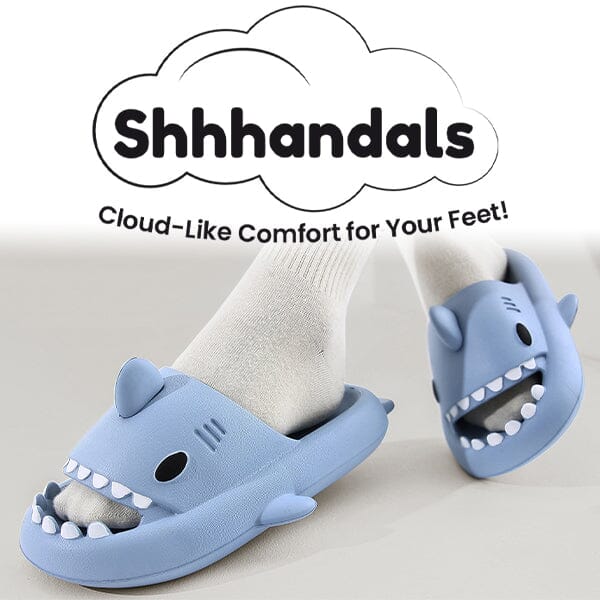 Shark Shhhandals Unisex Anti-Slip Pool Slides - Image 5