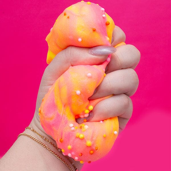 SlimyGloop Pink Lemonade Neon Butter Twist Pre-Made & Ready To Play Slime (6.3oz) - Image 3
