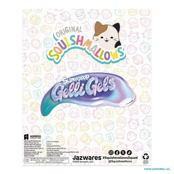 SlimyGloop x Squishmallows Gelli Gels Stress Ball Squishy Fidget Toy (1pc) Color Ships Assorted - Image 5