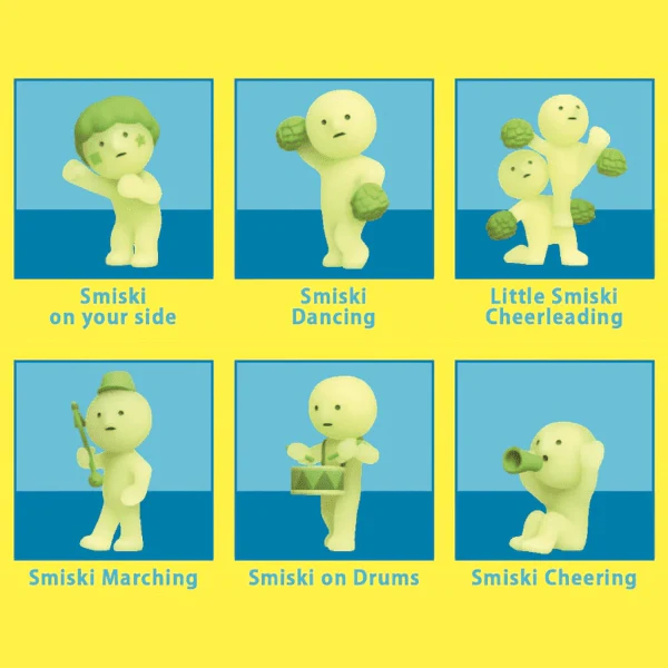 Smiski Cheer Series Collectible Glow in the Dark Figurine Blind Box (1pc) - Image 7