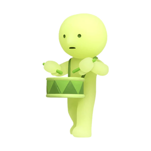 Smiski Cheer Series Collectible Glow in the Dark Figurine Blind Box (1pc) - Image 9