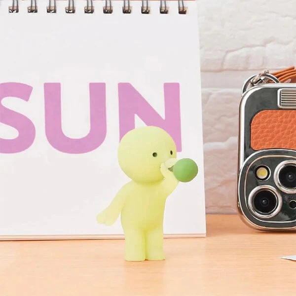 Smiski Sunday Series Collectible Glow in the Dark Figurine Blind Box (1pc) - Image 5