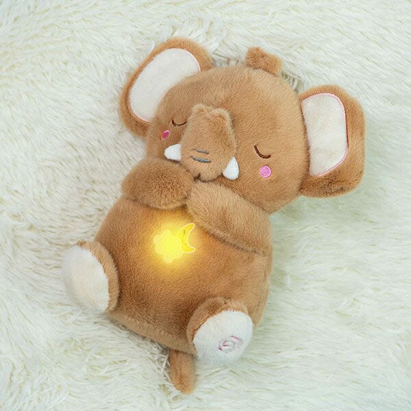SnugglePulse: Peanut The Elephant 10" Breathing Sensory Plush Toy - Image 3
