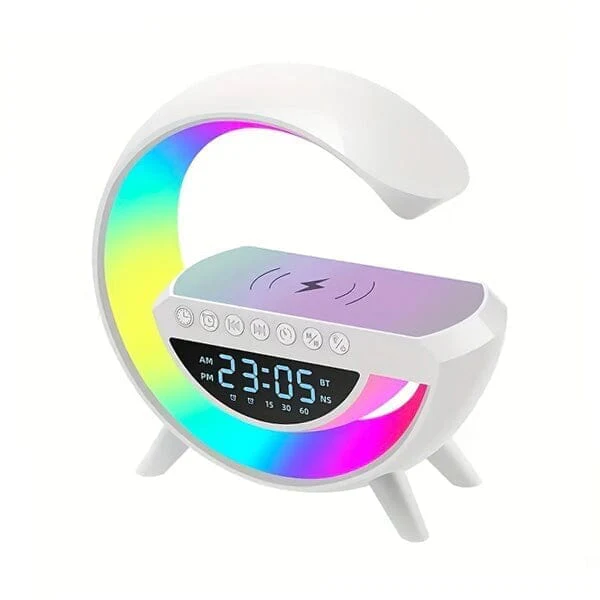 SonicVibes: 3-in-1 Triotunes Bluetooth Speaker w/ Charger & Digital Clock (Multiple Colors) - Image 4