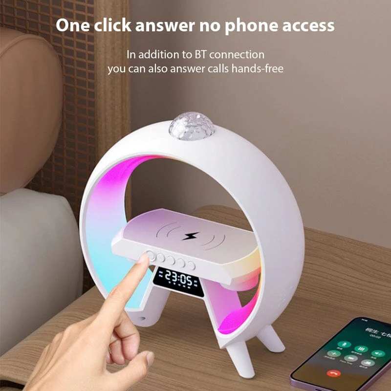 SonicVibes: 3-in-1 Triotunes Bluetooth Speaker and Wireless Charger