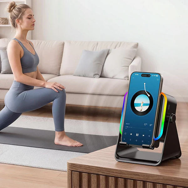 SonicVibes Quick Vibe Wireless Induction Speaker & Phone Stand - Image 3