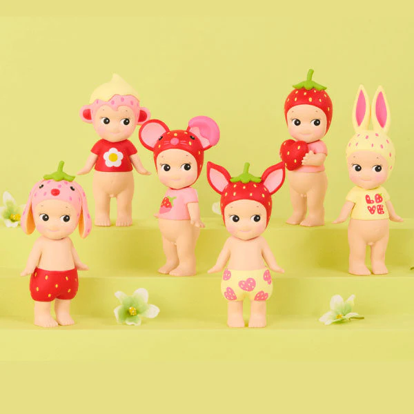 Sonny Angel Collectable Mini Cherub Figurines Strawberry Love Series Blind Box (1pc) - Image 6