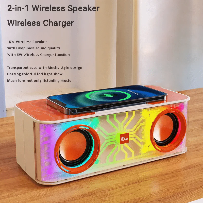 SoundLogic XT: Bluetooth Speaker with LED Lights and Wireless Charger - Image 10