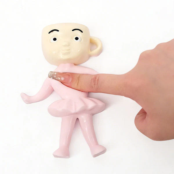 SqueezeSquad Italian Brainrot Taba Deluxe Premium Silicone Squishies® Fidget Toy - Cappuccino Dancer Meme Buddy - Image 2