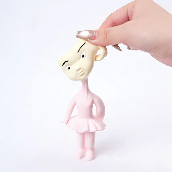 SqueezeSquad Italian Brainrot Taba Deluxe Premium Silicone Squishies® Fidget Toy - Cappuccino Dancer Meme Buddy - Image 3