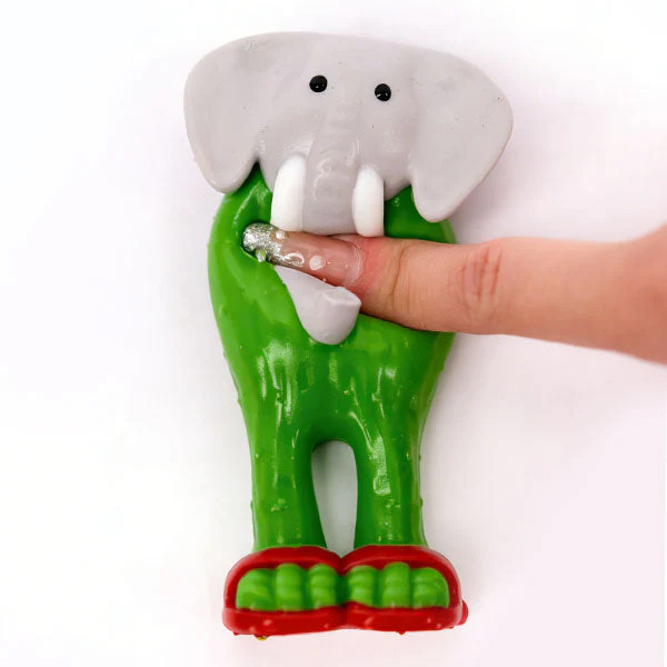 SqueezeSquad Italian Brainrot Taba Deluxe Premium Silicone Squishies® Fidget Toy - Elephant Cactus Meme Buddy - Image 3