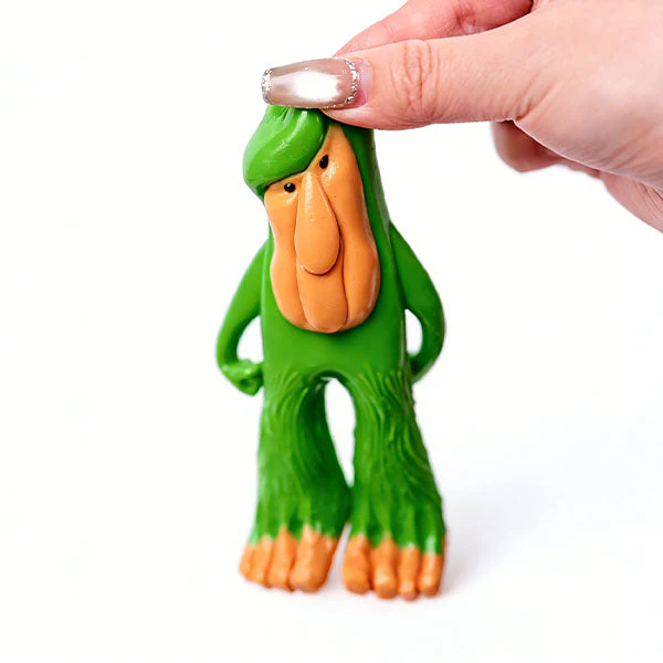 SqueezeSquad Italian Brainrot Taba Deluxe Premium Silicone Squishies® Fidget Toy - Patapim Monkey Meme Buddy - Image 3