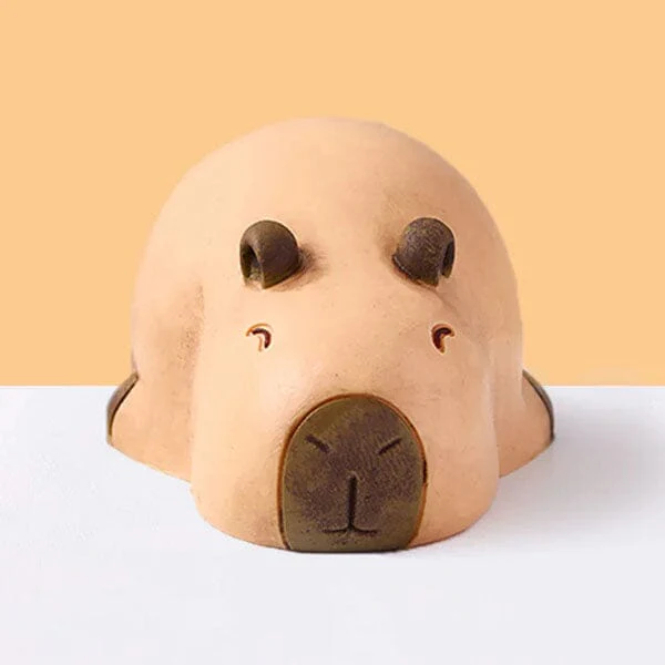 SqueezeSquad Taba Deluxe Premium Silicone Squishies® Fidget Toy - Capybara
