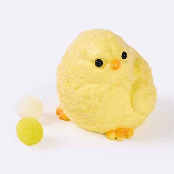 SqueezeSquad Taba Deluxe Premium Silicone Squishies® Fidget Toy - Fuzzy Chick