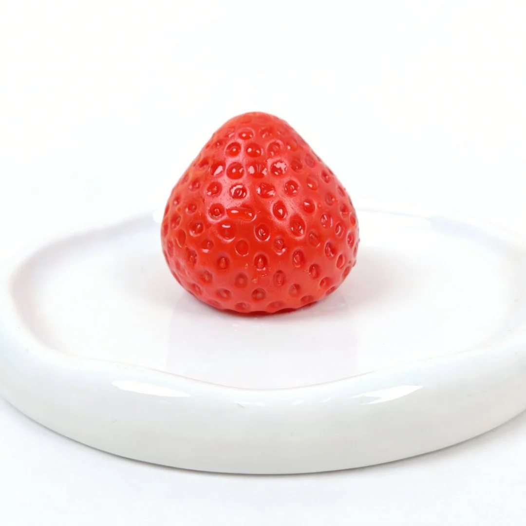 SqueezeSquad Smashables Taba Deluxe Smash and Squeeze Squishies® Fidget Toy - Strawberry - Image 3