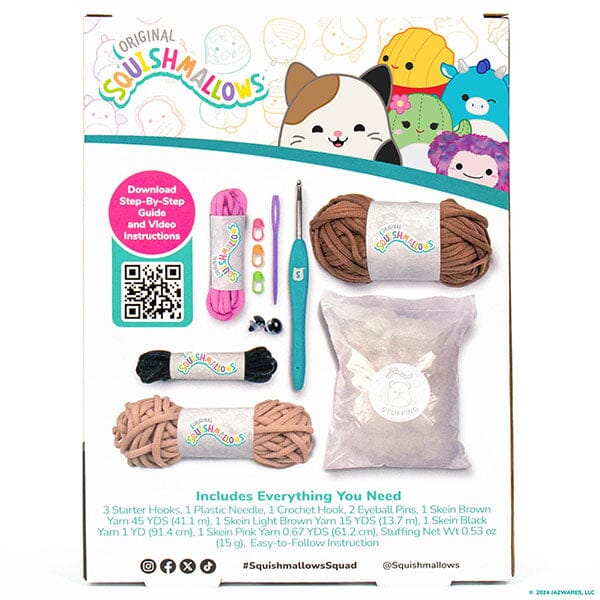Squishmallows DIY Crochet Plush Toy Complete Kit (Multiple Characters) - Image 6