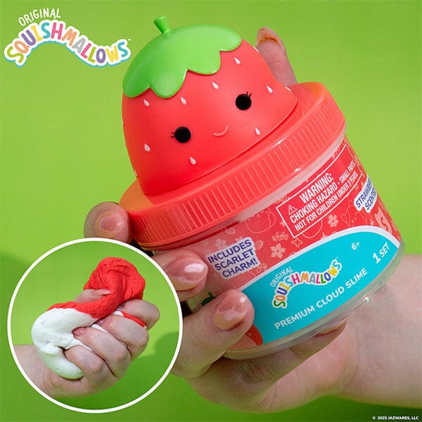 Squishmallows Premium Cloud Slime Fidget Putty Jar (Wave 3) Multiple Scents & Styles - Image 3