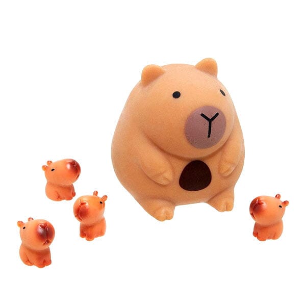 Capybara Squishies® Fidget Toys Mother & Babies Mystery Box - Image 4