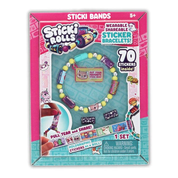 Sticki Rolls Wearable Reusable Single Sticki Band Kit (70 Stickers Inside!) - Image 8