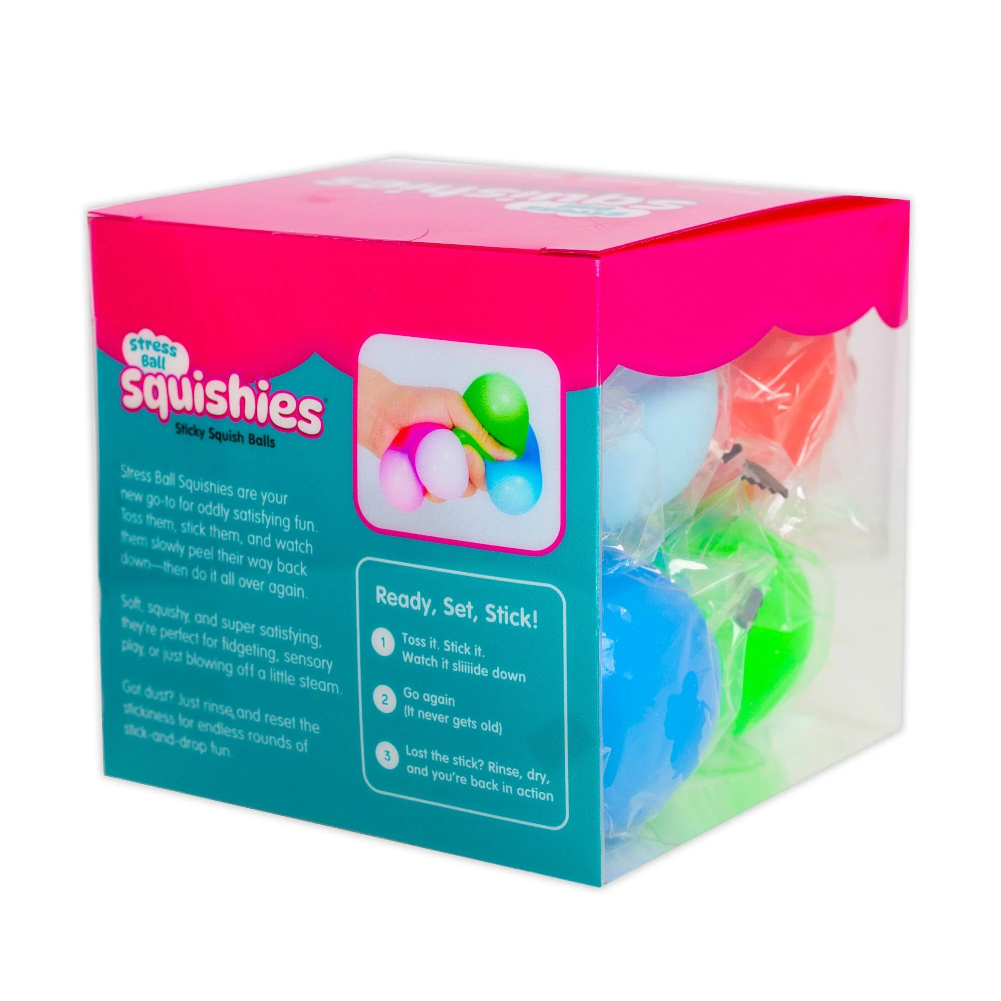 Stress Ball Squishies® Sticky Fidget Stress Balls (8pc) - Image 2