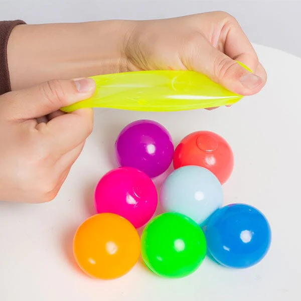 Stress Ball Squishies® Sticky Fidget Stress Balls (8pc) - Image 3