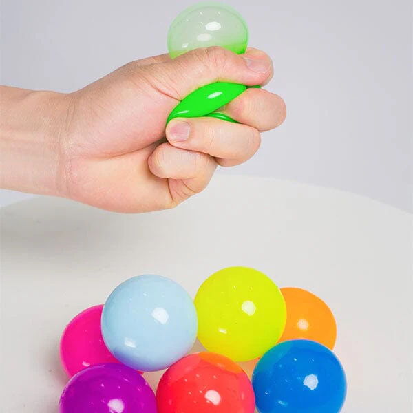 Stress Ball Squishies® Sticky Fidget Stress Balls (8pc) - Image 5