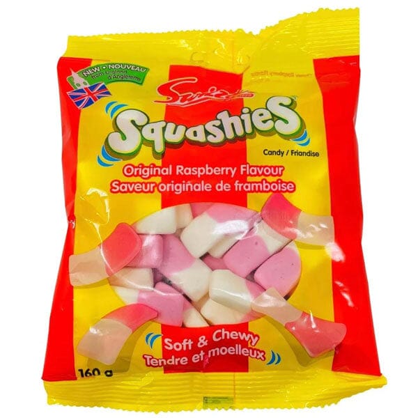 Swizzels Squashies Original Raspberry Flavor Gummy Candy (160g) Imported From England - Image 2
