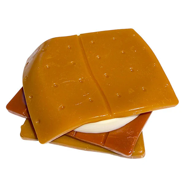 Taba Squishies® Peelables Deluxe Premium Silicone Fidget Toy (1pc) Chocolate S'more - Image 3