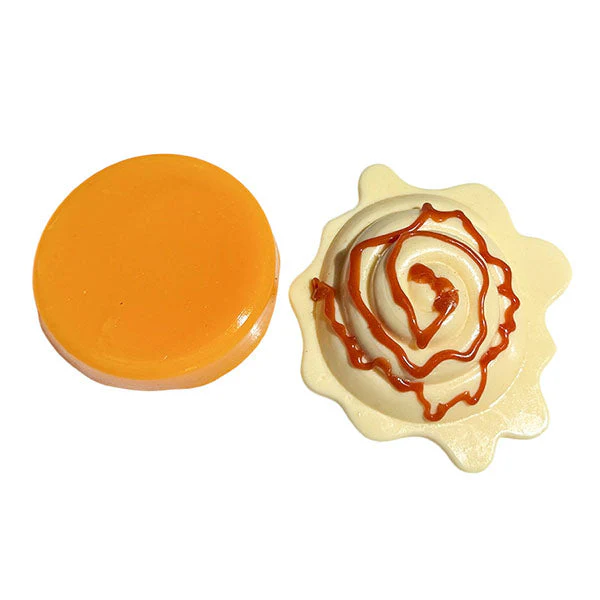 Taba Squishies® Peelables Deluxe Premium Silicone Fidget Toy (1pc) Cinnamon Bun - Image 4
