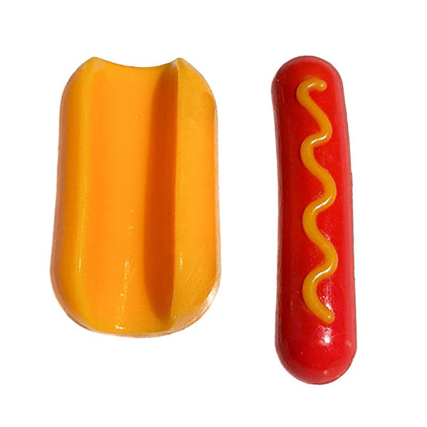 Taba Squishies® Peelables Deluxe Premium Silicone Fidget Toy (1pc) Hot Dog - Image 4