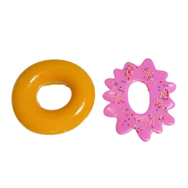 Taba Squishies® Peelables Deluxe Premium Silicone Fidget Toy (1pc) Sprinkle Donut - Image 4