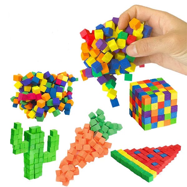 TackyStackz Sticky Squishies® Fidget Cubes - Includes Storage Box - Image 3