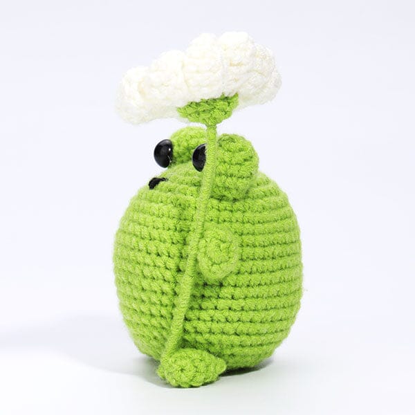 The LOOP Brigade: DIY Mini Crochet Plush Toy Complete Kit For Beginners - Bogart the Frog - Image 5