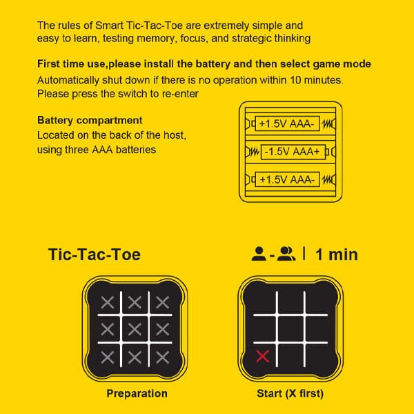 Tic Tap Go! Electronic Touchscreen Tic-Tac-Toe Game - Image 7
